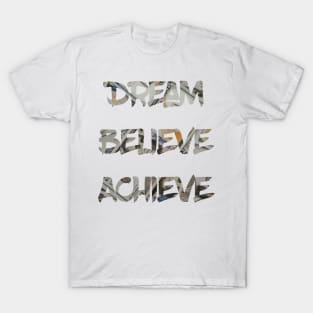 Dream Believe Achiveve 100 Dollar Bills T-Shirt